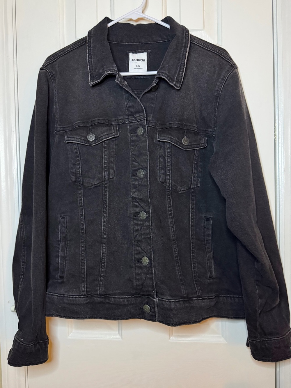 Sonoma Black Washed Denim Jacket - Women